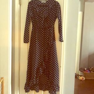 Beautiful feminine hi-lo maxi dress - never worn!